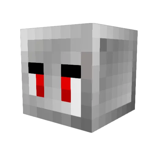 Merisa333 Minecraft avatar head, 3D render
