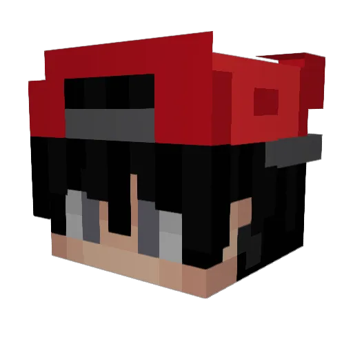 MeritedAcorn242 Minecraft avatar head, 3D render