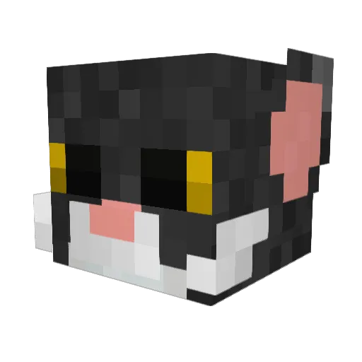 Merithue Minecraft avatar head, 3D render