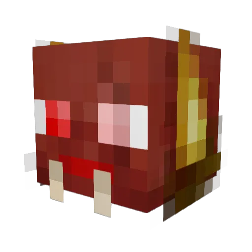 Merivio Minecraft avatar head, 3D render