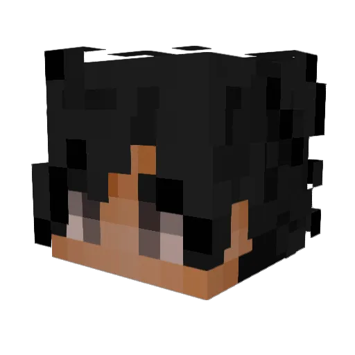 Merk04 Minecraft avatar head, 3D render