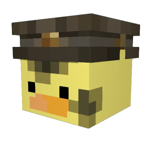 Merky__ Minecraft avatar head, 3D render