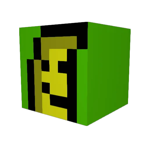 Merlijn2007 Minecraft avatar head, 3D render