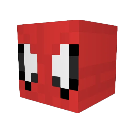 Merlijn3245 Minecraft avatar head, 3D render