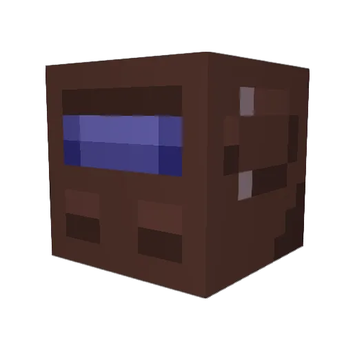 MerlinKIM Minecraft avatar head, 3D render