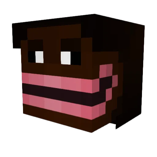 MerlinSW2 Minecraft avatar head, 3D render
