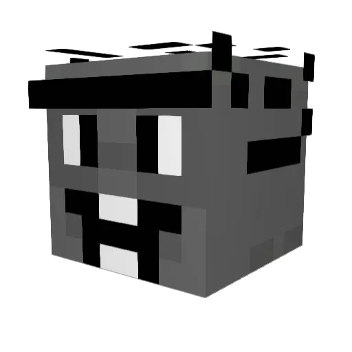 Merni1 Minecraft avatar head, 3D render