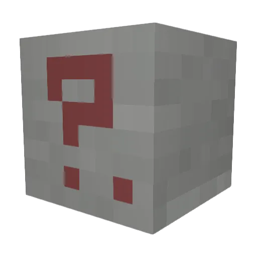 MeroT_T Minecraft avatar head, 3D render