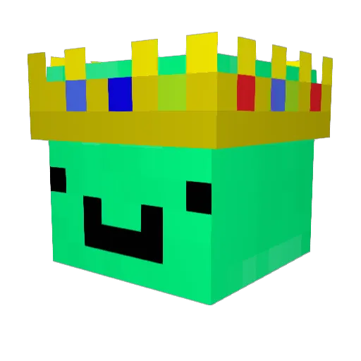Merobrine1234 Minecraft avatar head, 3D render