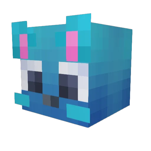 Meron_M Minecraft avatar head, 3D render