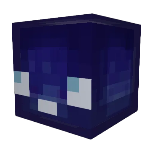 Meroxi Minecraft avatar head, 3D render