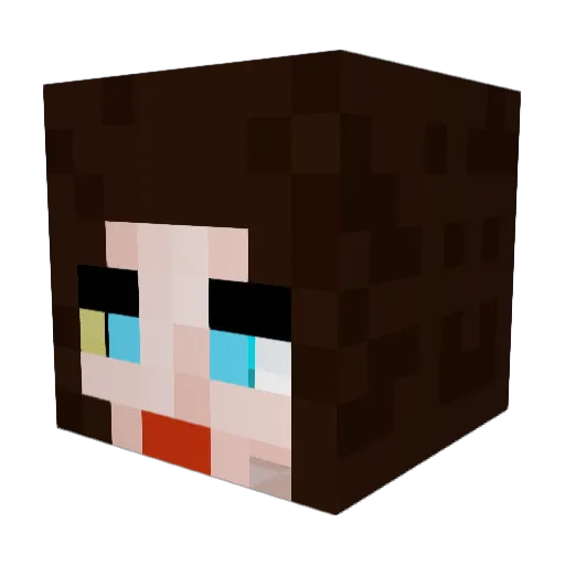 Merry__Hollie Minecraft avatar head, 3D render