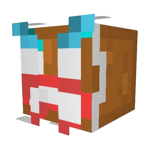 Mert111halil Minecraft avatar head, 3D render