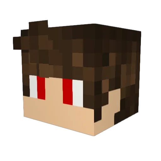 MertDeChicken Minecraft avatar head, 3D render