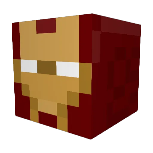 MertKaptan Minecraft avatar head, 3D render