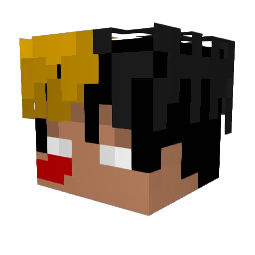 MertTuranTR Minecraft avatar head, 3D render