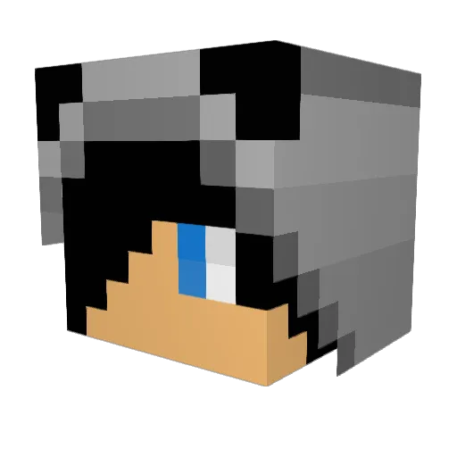 Mert_Yalcin Minecraft avatar head, 3D render