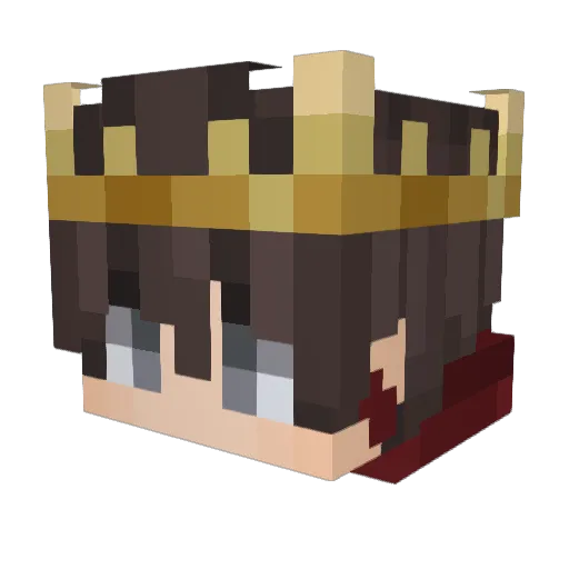 Merthan2016 Minecraft avatar head, 3D render