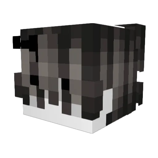 Merttim Minecraft avatar head, 3D render