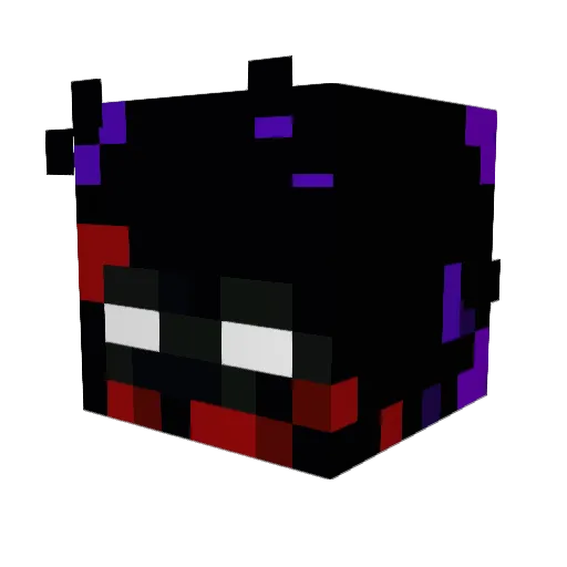 Mertzag Minecraft avatar head, 3D render