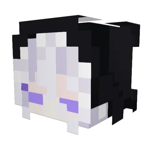 Merwise52 Minecraft avatar head, 3D render