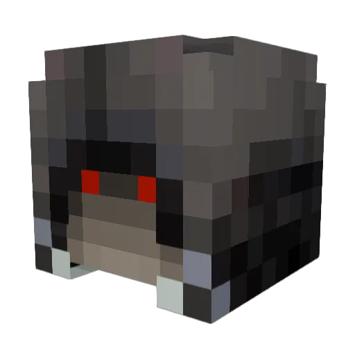 Merzuth Minecraft avatar head, 3D render