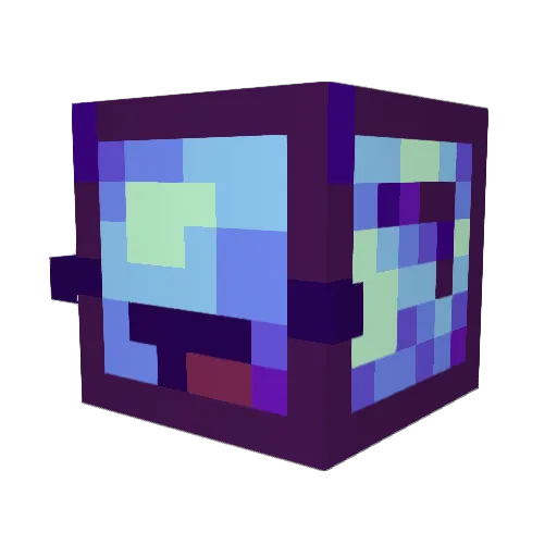 MesaFuse Minecraft avatar head, 3D render