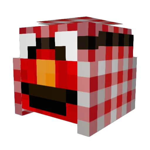 MesaYMesa Minecraft avatar head, 3D render