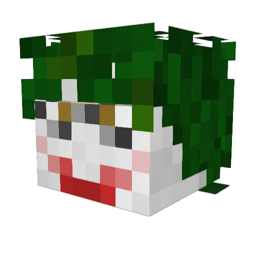 MeshTV Minecraft avatar head, 3D render