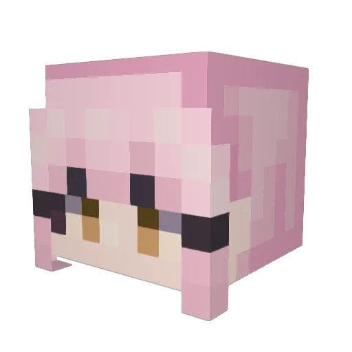 Mesh_Fresh260 Minecraft avatar head, 3D render