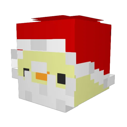 Meshizaru Minecraft avatar head, 3D render
