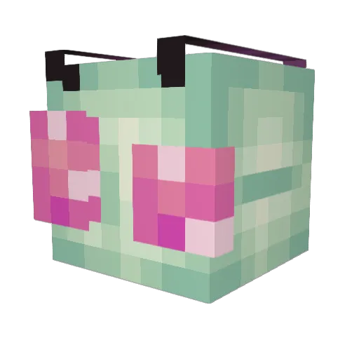MeshoMedo Minecraft avatar head, 3D render