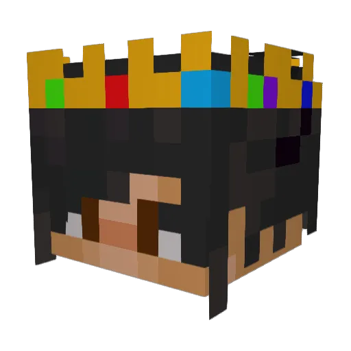 Mesikon04 Minecraft avatar head, 3D render