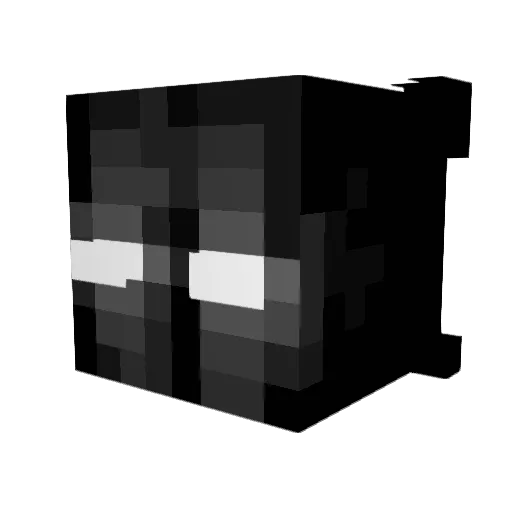 Mesj1 Minecraft avatar head, 3D render