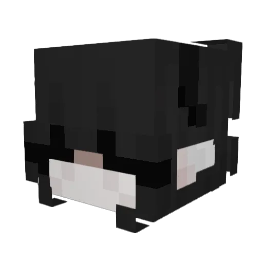 Meskko Minecraft avatar head, 3D render