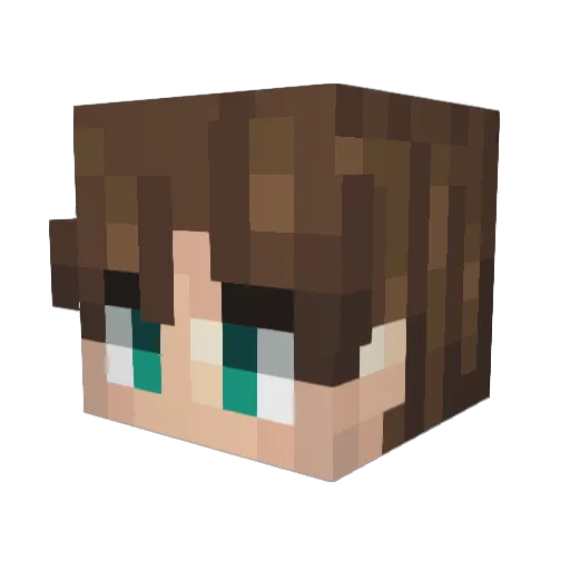 Mesm3r Minecraft avatar head, 3D render