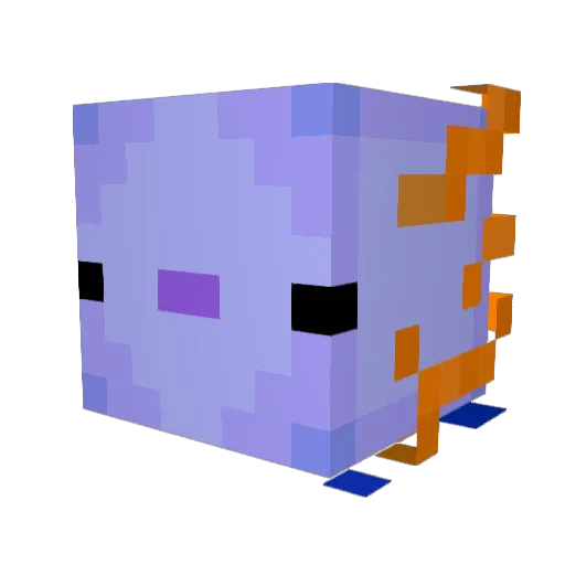 Mesoes Minecraft avatar head, 3D render