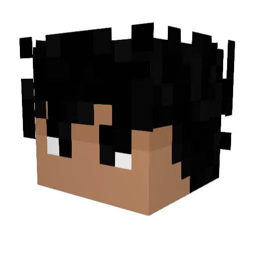 Mesp_Samuel Minecraft avatar head, 3D render