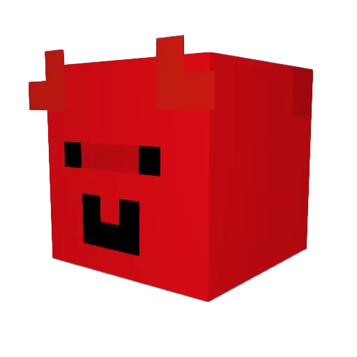 MesserShmidt Minecraft avatar head, 3D render