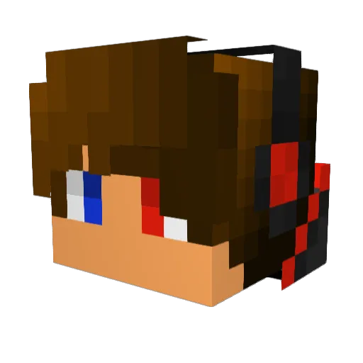Messi1055 Minecraft avatar head, 3D render