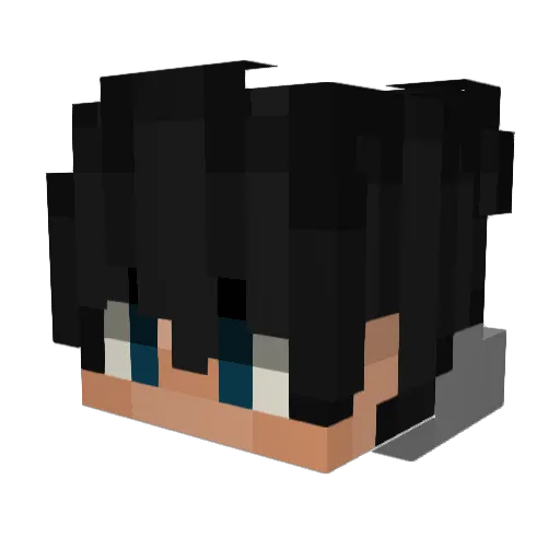 Messi917 Minecraft avatar head, 3D render