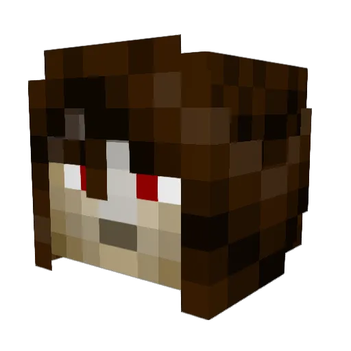 MessiahGlobal Minecraft avatar head, 3D render