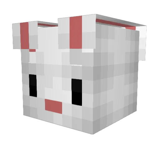 MessiasR Minecraft avatar head, 3D render