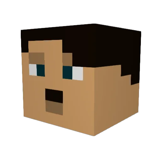 Messiboy422 Minecraft avatar head, 3D render