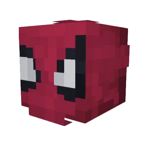 Messiduck Minecraft avatar head, 3D render