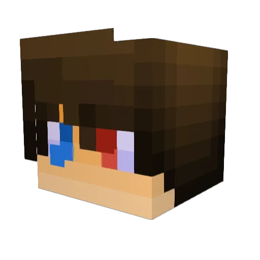 Messiplaysmc Minecraft avatar head, 3D render