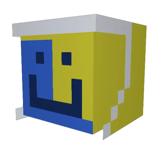 MessiuLM10 Minecraft avatar head, 3D render