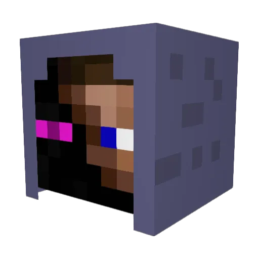 MestARG Minecraft avatar head, 3D render