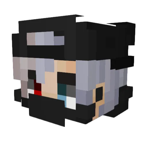 Mestre081 Minecraft avatar head, 3D render
