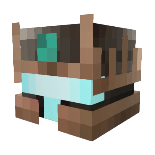 MesyazT Minecraft avatar head, 3D render